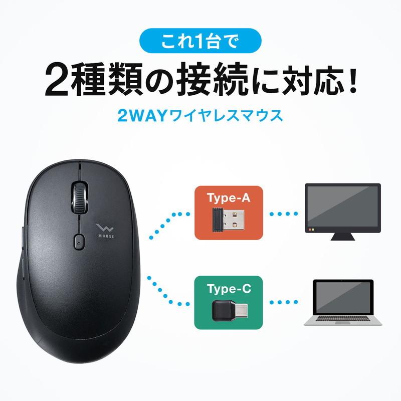 SANWA SUPPLY（サンワサプライ） ワイヤレスマウス 充電マウス コンボ