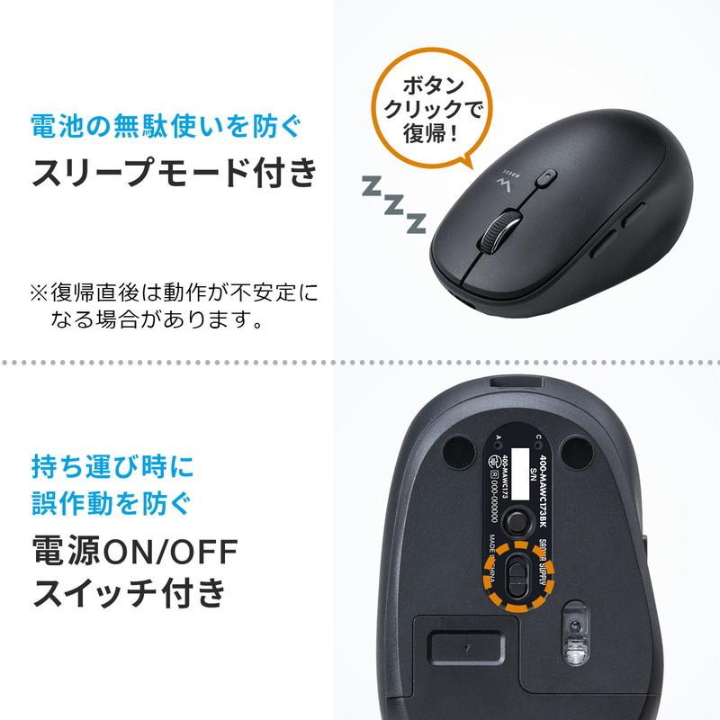 SANWA SUPPLY ワイヤレスマウス 充電マウス コンボマウス Type-C SANWA SUPPLY ワイヤレスマウス 充電マウス コンボマウス Type-C