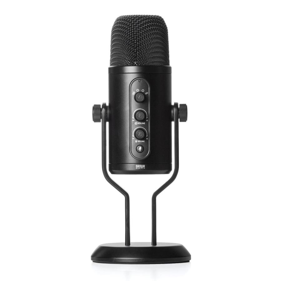 USBマイク 高音質 ハイレゾ録音 遅延なし 指向性4モード ヘッドホン