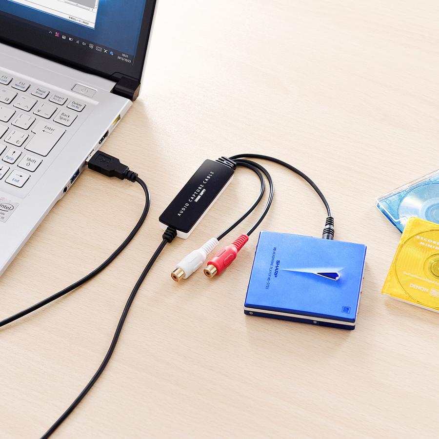 SANWA SUPPLY（サンワサプライ） オーディオキャプチャー USB接続