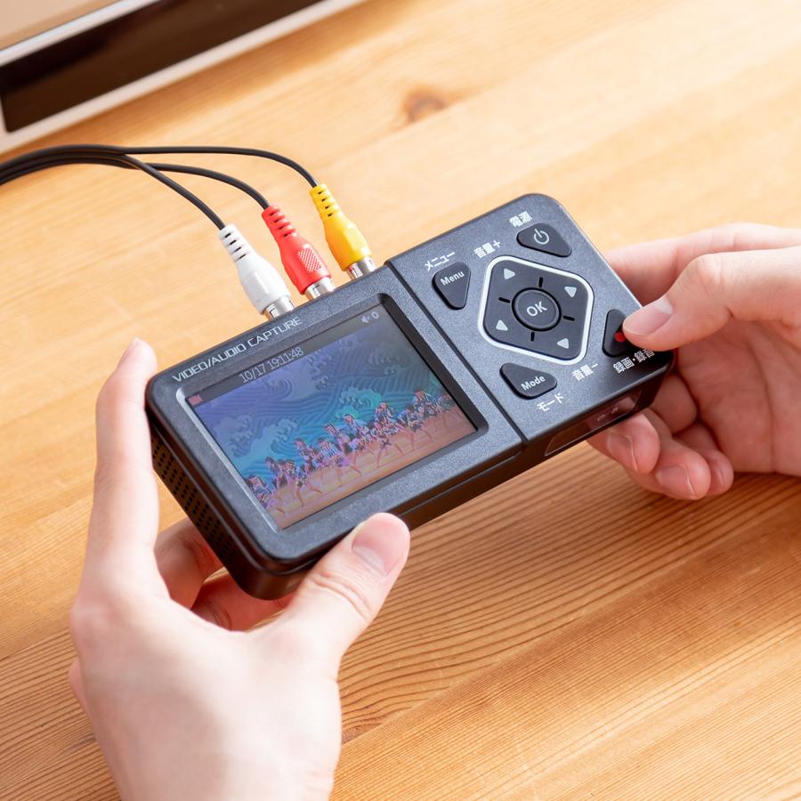 SANWA SUPPLY ビデオキャプチャー SANWA SUPPLY ビデオキャプチャー VHSデータ化 ベータデータ化