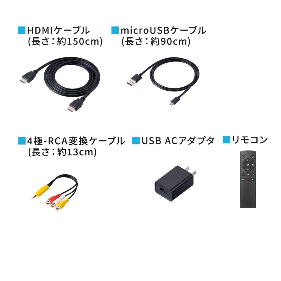 400-MEDI040サンワダイレクト ビデオキャプチャー RCA接続 4K録画