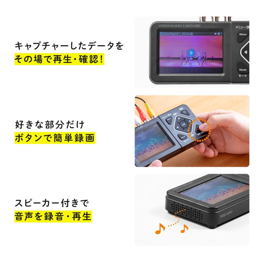 SANWA SUPPLY（サンワサプライ） ビデオキャプチャー ビデオデジタル機