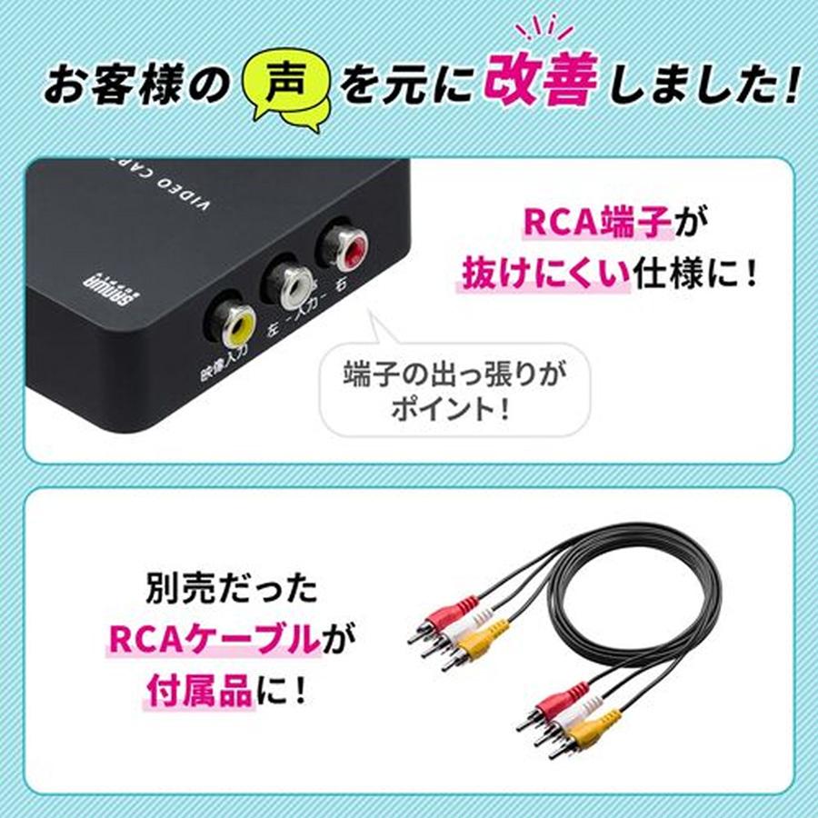 SANWA SUPPLY（サンワサプライ） ビデオキャプチャー VHSデータ化