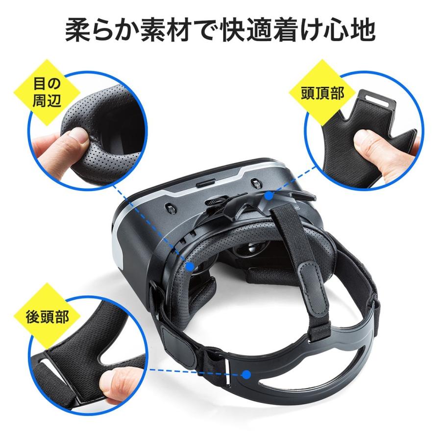 3d Vrゴーグル 4 6インチスマホ対応 3dメガネ Iphone Androidスマホ対応 動画視聴 レンズ位置調整 ヘッドマウント Vr Shinecon Ez4 Medivr2 ネコポス非 イーサプライ Paypayモール店 通販 Paypayモール