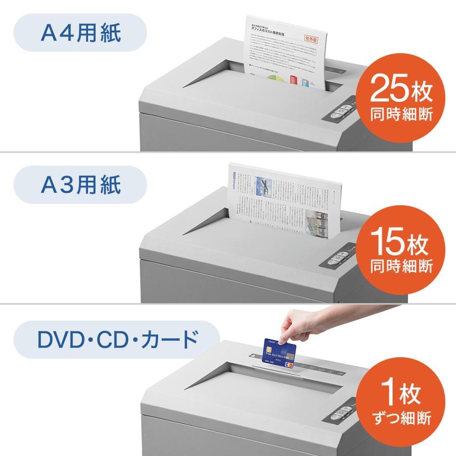 SANWA SUPPLY（サンワサプライ） 電動シュレッダー A3対応 業務用 幅広