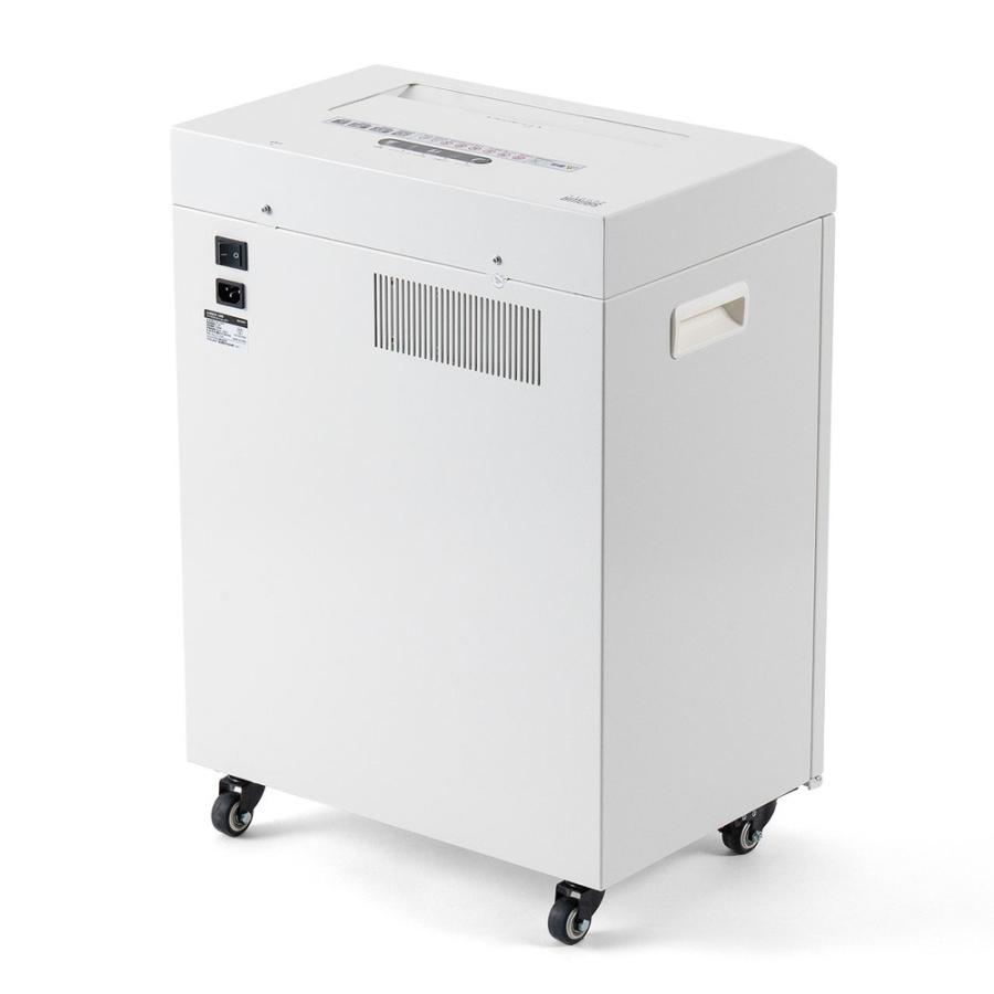 電動シュレッダー 業務用 マイクロカット A3対応 大容量 A4最大15枚同時細断 A3最大10枚同時細断 30分連続細断 カード細断 EZ4-PSD077の画像