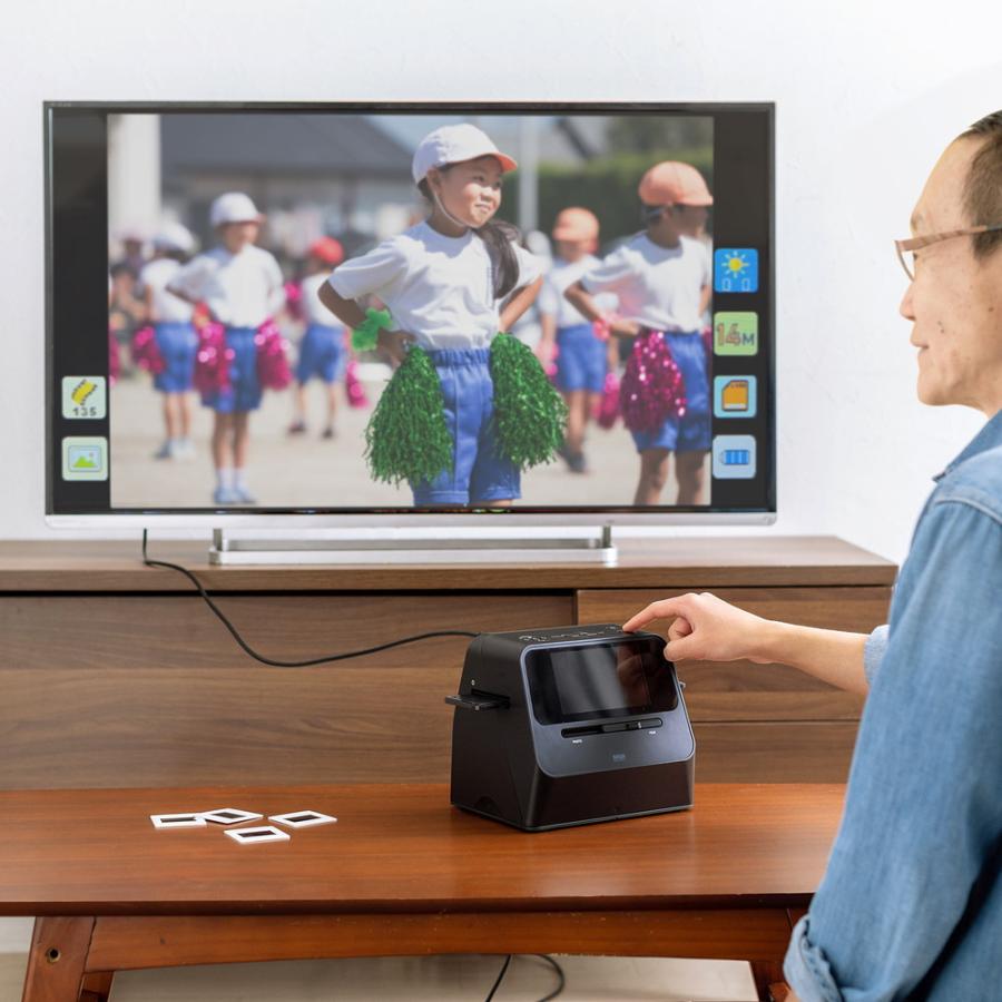 SANWA SUPPLY フィルムスキャナー 35mm/110/126フィルム対応