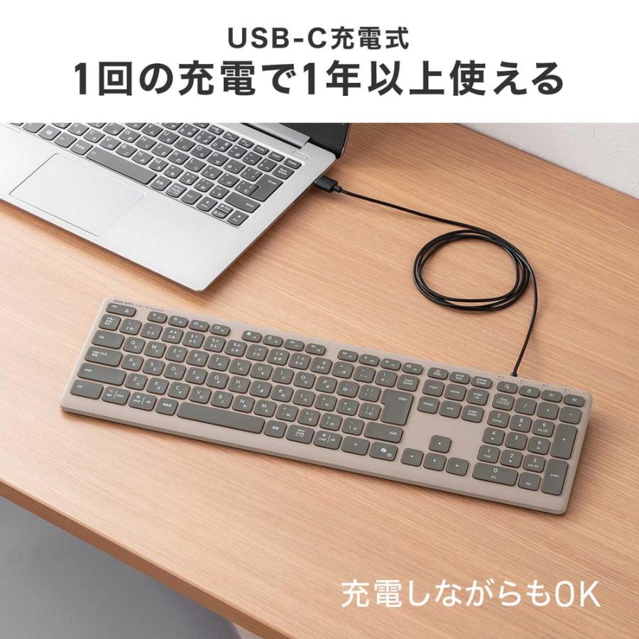 SANWA SUPPLY（サンワサプライ） ワイヤレスキーボード Bluetooth＆2