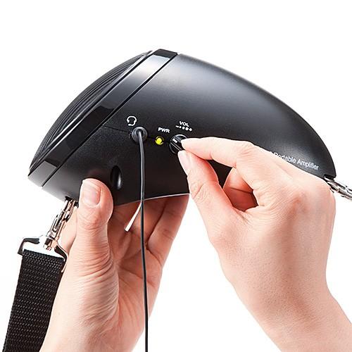 SANWA SUPPLY（サンワサプライ） ポータブル 拡声器 スピーカー ハンズ