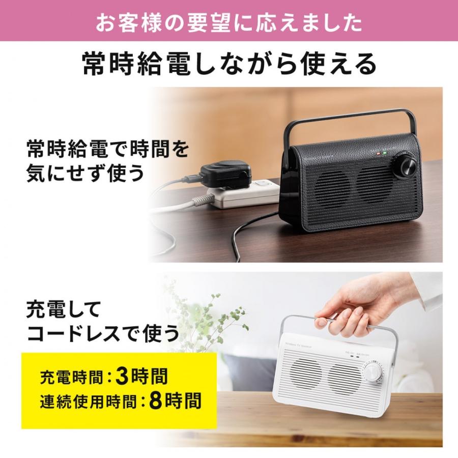 SANWA SUPPLY（サンワサプライ） テレビスピーカー ワイヤレス テレビ