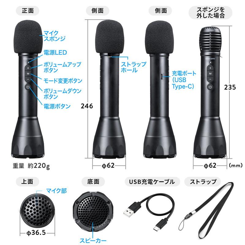 SANWA SUPPLY（サンワサプライ） ハンドマイク型拡声器スピーカー 無線