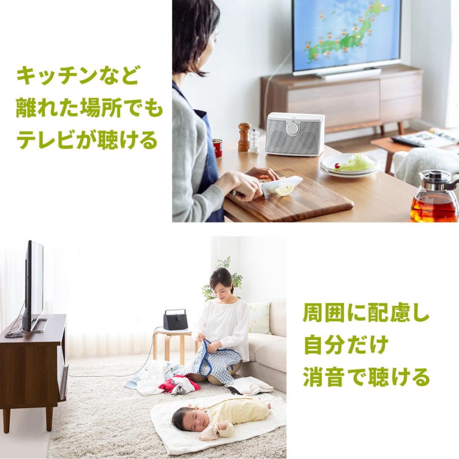 SANWA SUPPLY（サンワサプライ） 在庫限り テレビスピーカー 手元