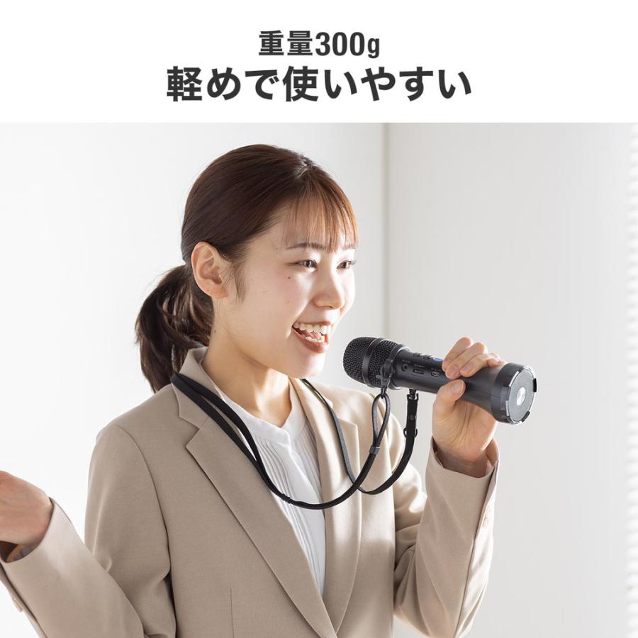 SANWA SUPPLY（サンワサプライ） 拡声器 マイク 小型 スピーカー