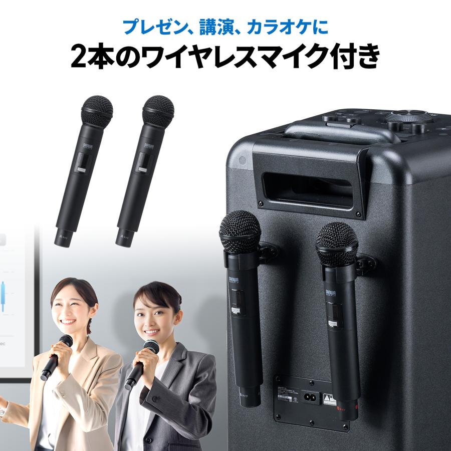 SANWA SUPPLY（サンワサプライ） 拡声器 ワイヤレス 屋外 スピーカー