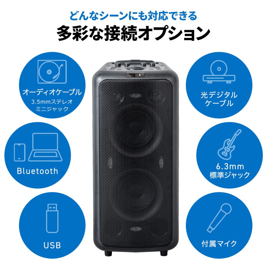 SANWA SUPPLY（サンワサプライ） 拡声器 ワイヤレス 屋外 スピーカー