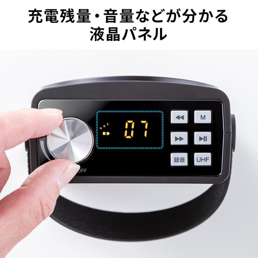 SANWA SUPPLY（サンワサプライ） 拡声器 小型 ハンズフリー ポータブル
