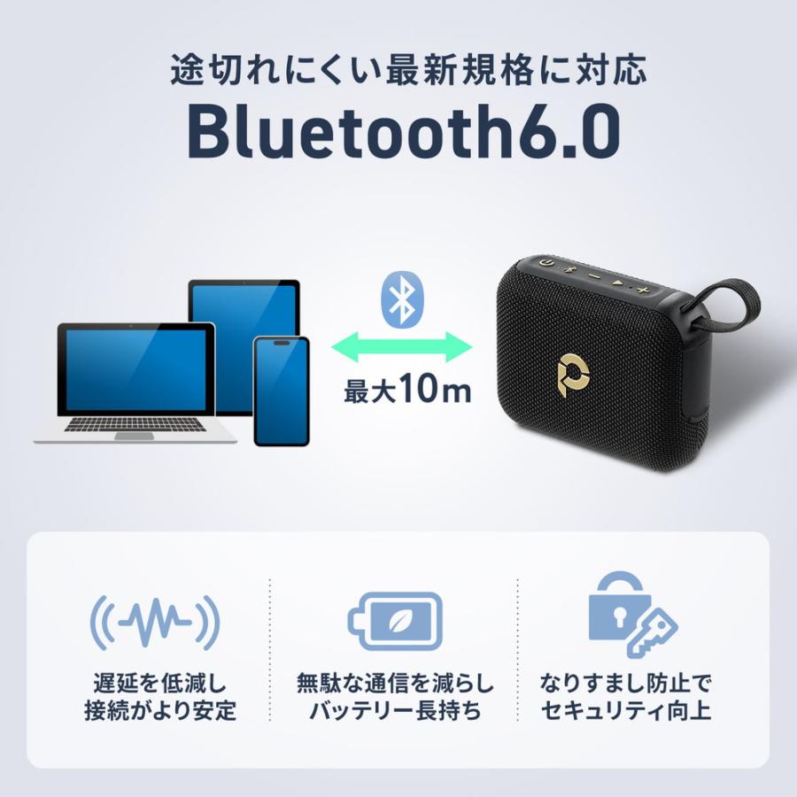 SANWA SUPPLY（サンワサプライ） Bluetoothスピーカー 防水 IPX7