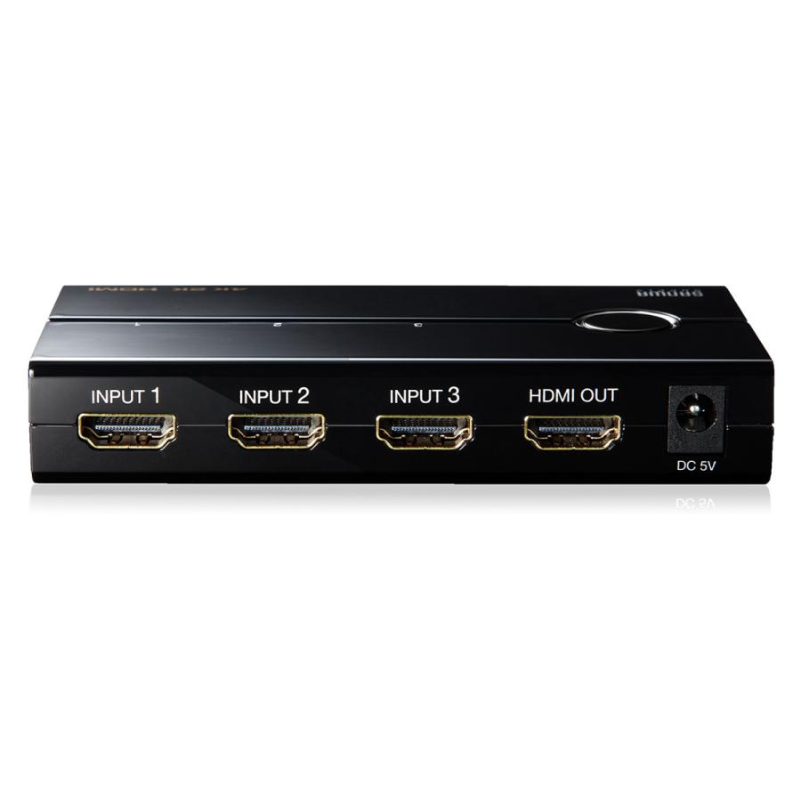 HDMI切替器 3入力1出力 4K/30Hz対応 手動切替 リモコン付 USB給電ケーブル付 EZ4-SW019｜esupply｜10