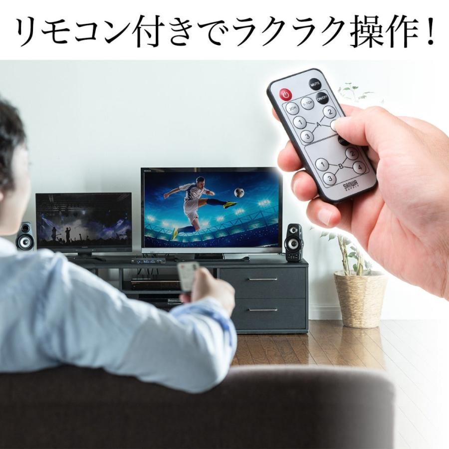 SANWA SUPPLY（サンワサプライ） HDMIマトリックス切替器 4入力2出力