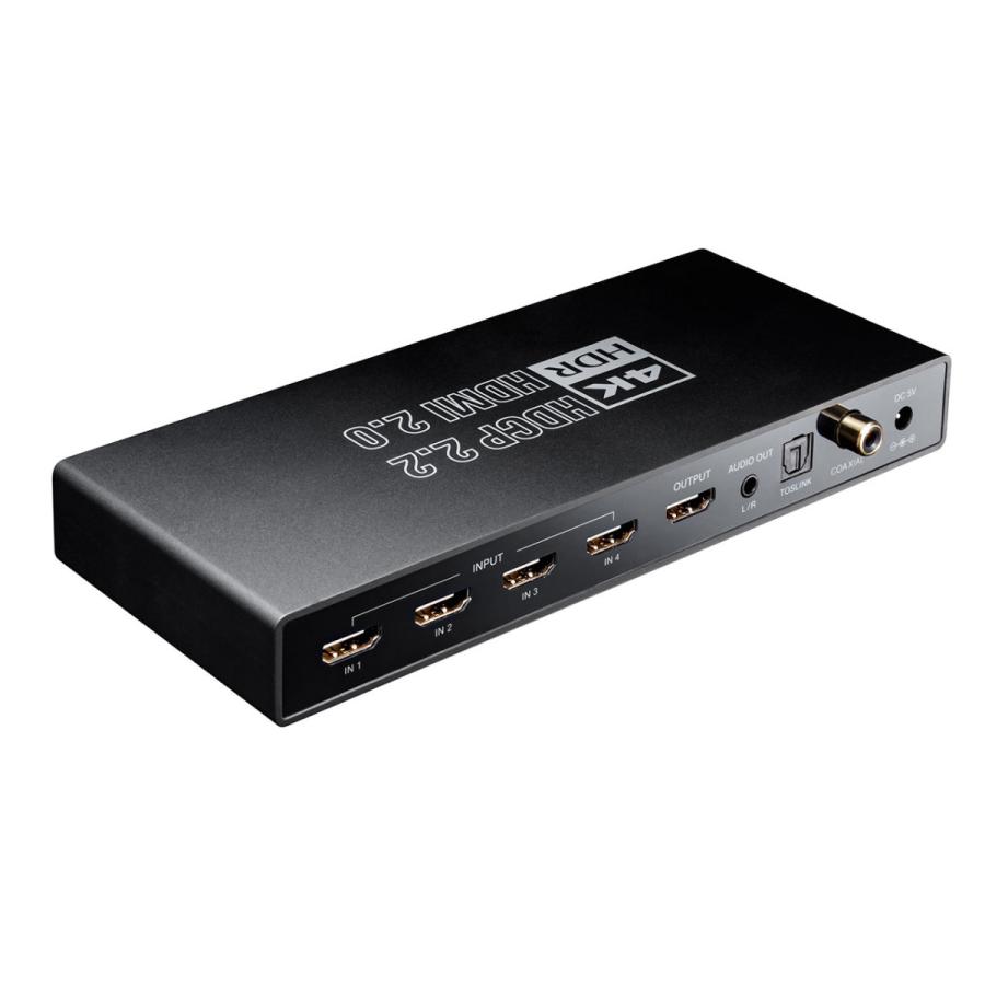 SANWA SUPPLY（サンワサプライ） HDMI切替器 4入力1出力 4K/60Hz HDR