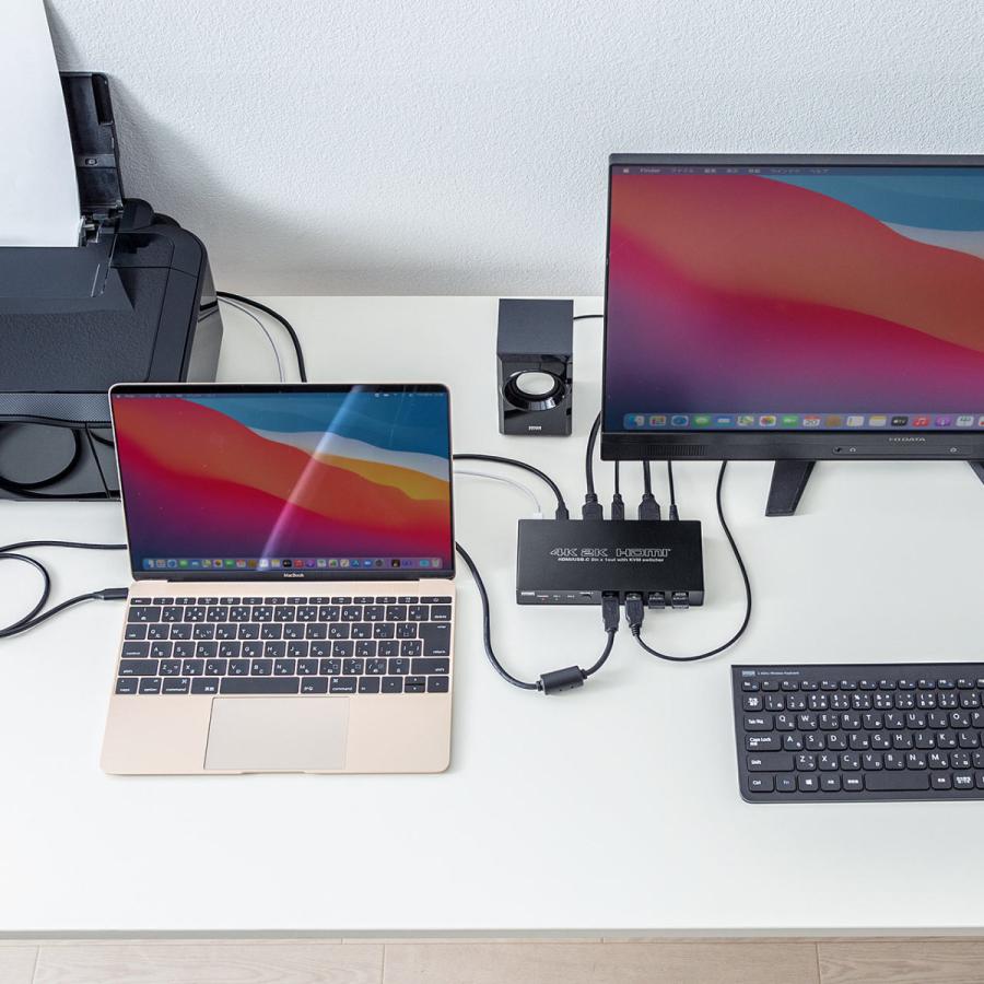 SANWA SUPPLY パソコン切替器 ドッキングステーション 2台切替