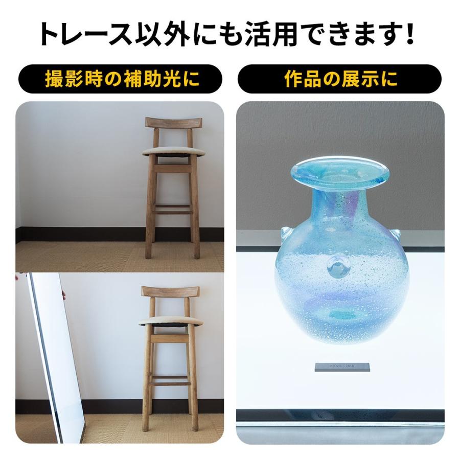 LEDトレース台 A1 薄型 無段階調光調整 照明 AC給電 EZ4-TBL007の画像