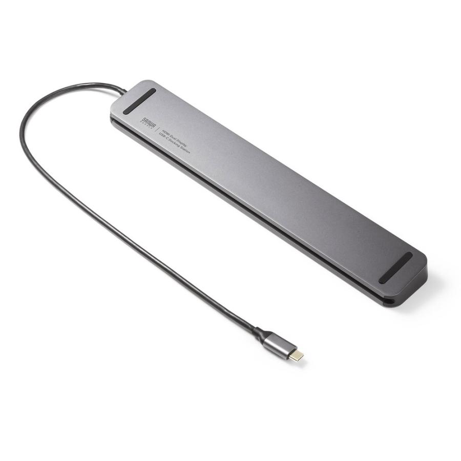 SANWA SUPPLY USB-Cドッキングステーション 4K対応 SANWA SUPPLY（サンワサプライ） ドッキングステーション HDMI2つ 4K 2