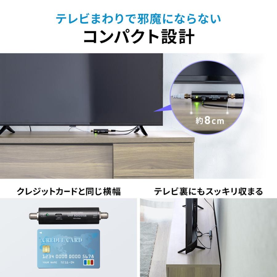 SANWA SUPPLY（サンワサプライ） アンテナブースター 地デジ専用 USB