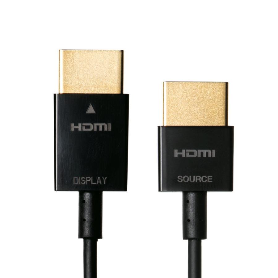 HDMIケーブル 5m スリム 極細 ケーブル直径約2.8mm Ver1.4規格認証品 4K/30Hz PS4・XboxOne EZ5-HD022-5 ネコポス対応｜esupply｜08