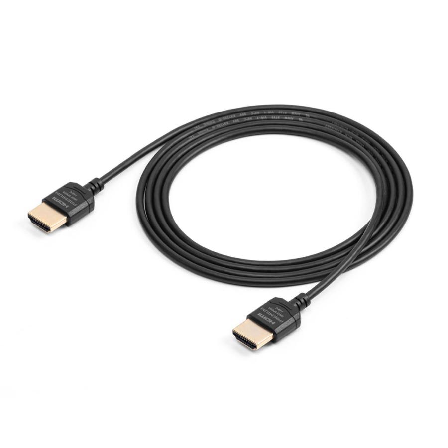 HDMIケーブル プレミアムHDMI スーパースリムタイプ スリムコネクタ ケーブル直径約3.2mm 4K60Hz HDR対応 1.5m EZ5-HD026-15 ネコポス対応｜esupply｜15