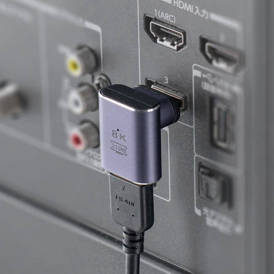 SANWA SUPPLY（サンワサプライ） HDMIアダプタ マグネット着脱 8K 4K
