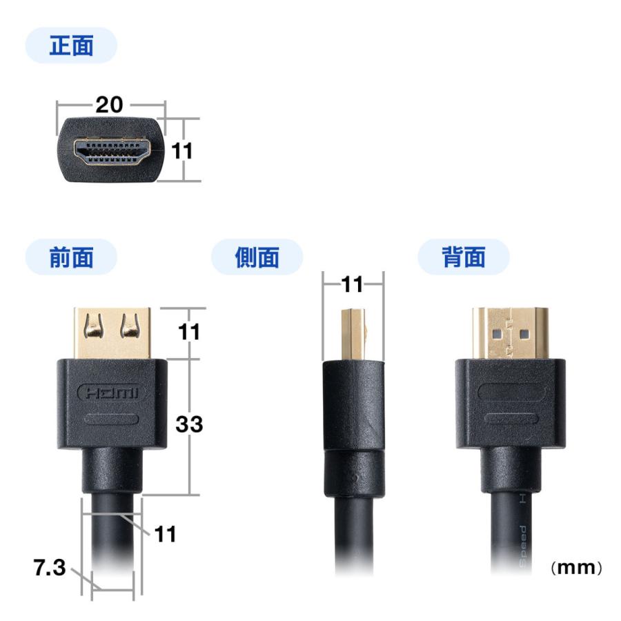 抜けにくいHDMIケーブル 抜け防止 5m フルHD 3D対応 ラッチ内蔵 ブラック EZ5-HDMI012-5｜esupply｜06