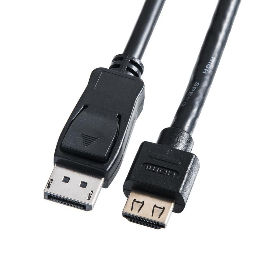 SANWA SUPPLY（サンワサプライ） DisplayPort-HDMI変換ケーブル 2m 4K