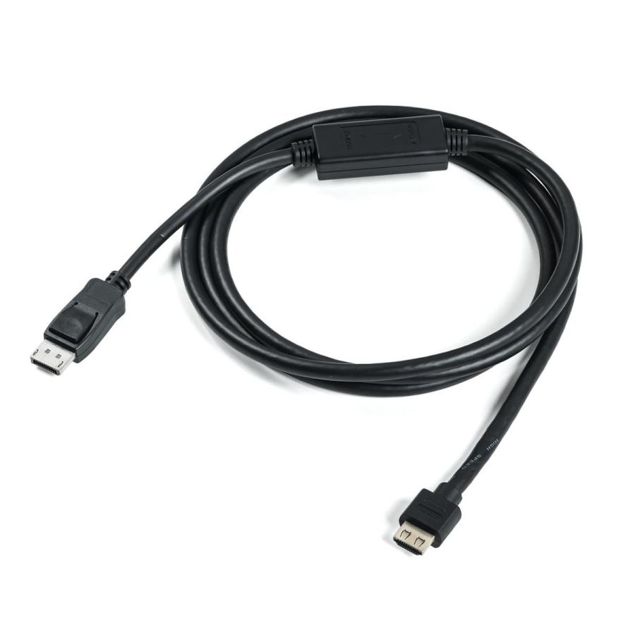 DisplayPort-HDMI変換ケーブル 2m 4K/60Hz対応 アクティブタイプ 4K出力 ラッチ内蔵 EZ5-KC021-2｜esupply｜18