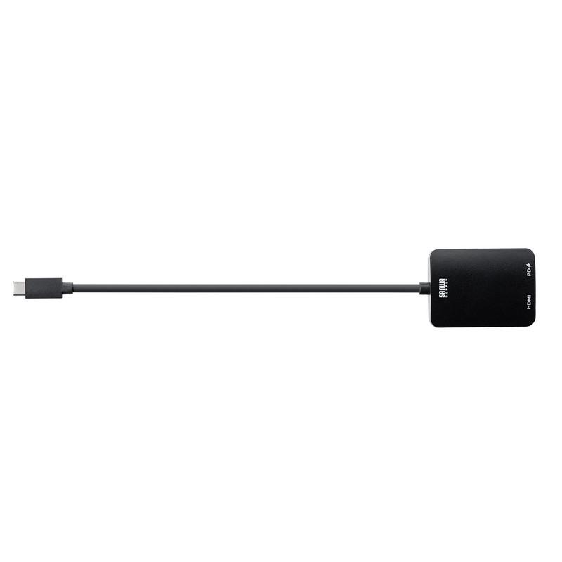 タイプC-HDMI変換アダプタ 4K/60Hz HDR対応 USBType-C PD100W 20cm iPad Pro Air Nintendo Switch 有機ELモデル対応 ブラック EZ5-KC038｜esupply｜17