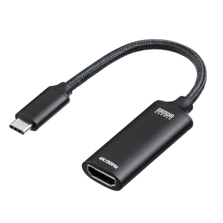SANWA SUPPLY（サンワサプライ） USB C-HDMI 変換アダプタ 4K/30Hz
