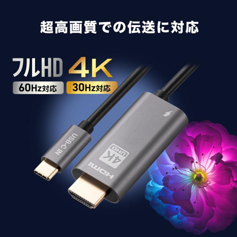 SANWA SUPPLY（サンワサプライ） USB Type-C HDMI変換アダプタ 4K/30Hz