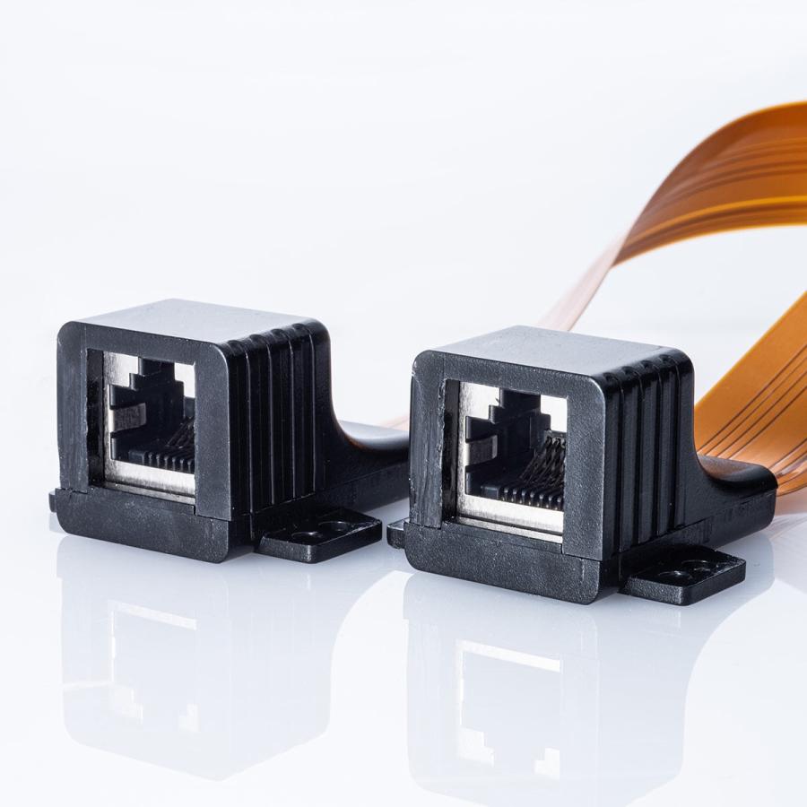 SANWA SUPPLY（サンワサプライ） すきま用LANケーブル 窓・サッシ