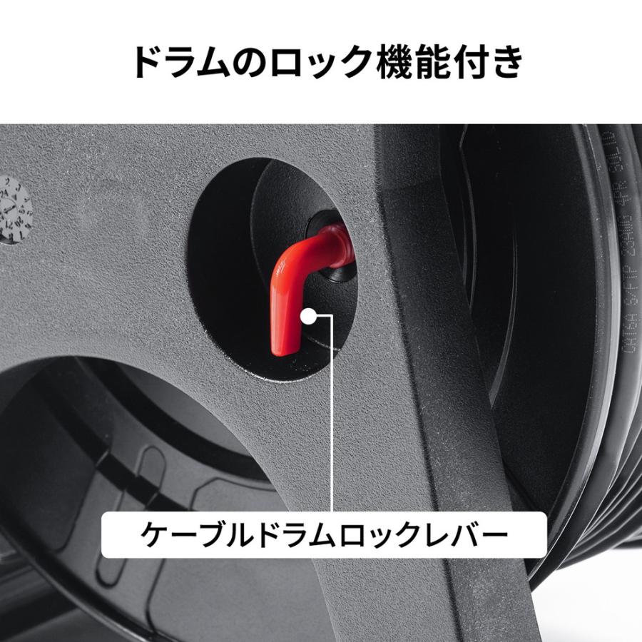 SANWA SUPPLY（サンワサプライ） 屋外用巻取り延長CAT6A LANケーブル