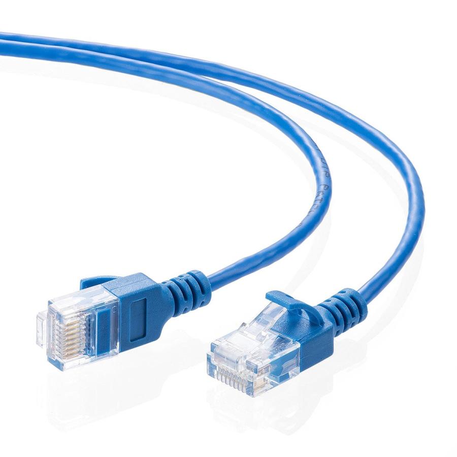 SANWA SUPPLY（サンワサプライ） LANケーブル 50cm CAT6A 細径