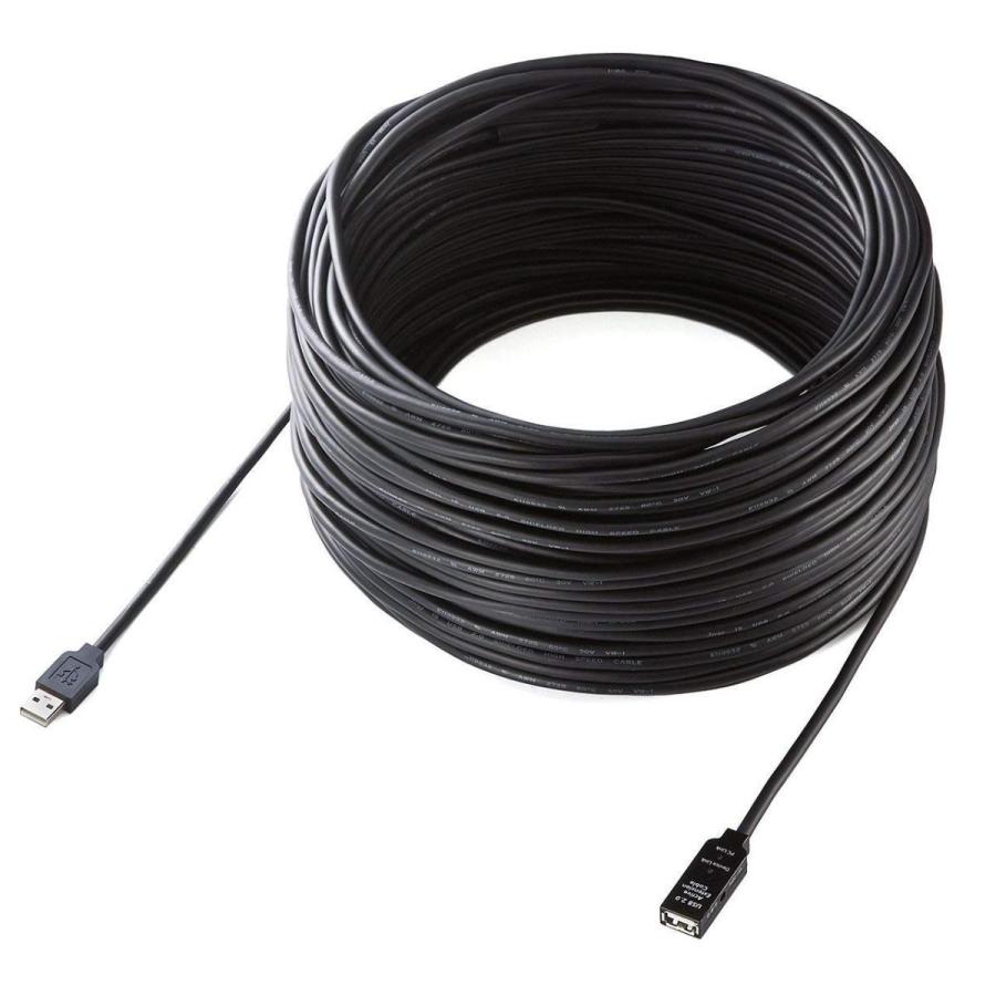 USB 延長ケーブル 50m SANWA SUPPLY（サンワサプライ） USB延長ケーブル 50m USBケーブル