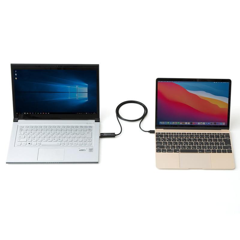 USBリンクケーブル USB3.2 Gen1 PC間 高速データ転送 データ移行 Windows/Mac両対応 Type-Cコネクタ EZ5-USB070｜esupply｜21