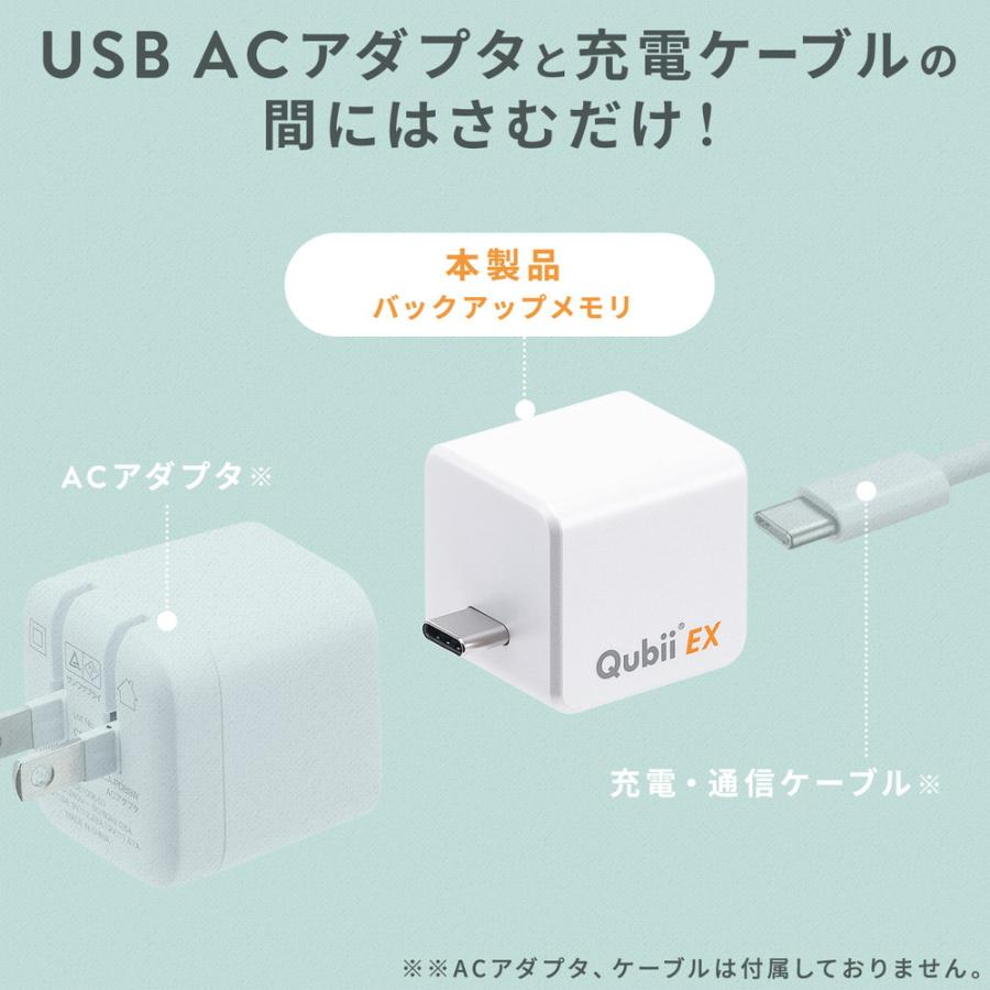 EX 1TB Type-C接続 メモリ内蔵タイプ PD60W 高速充電 iOS Android 自動バックアップ iPad iPhone15対応 【felica】 ローズゴールド EZ6-IPLBC1TP