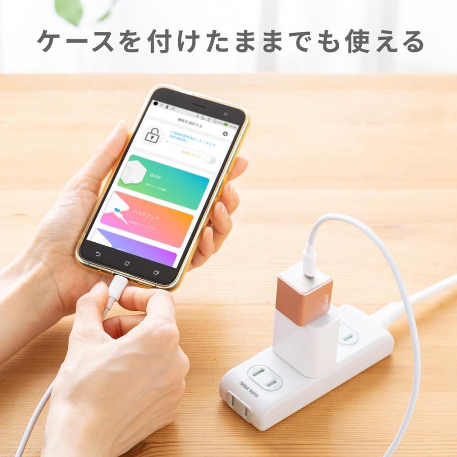Qubii EX 512GB Type-C接続 メモリ内蔵タイプ PD60W 高速充電 iOS Android 自動バックアップ iPad iPhone15対応 ブルー EZ6-IPLBC512GV ネコポス対応_13