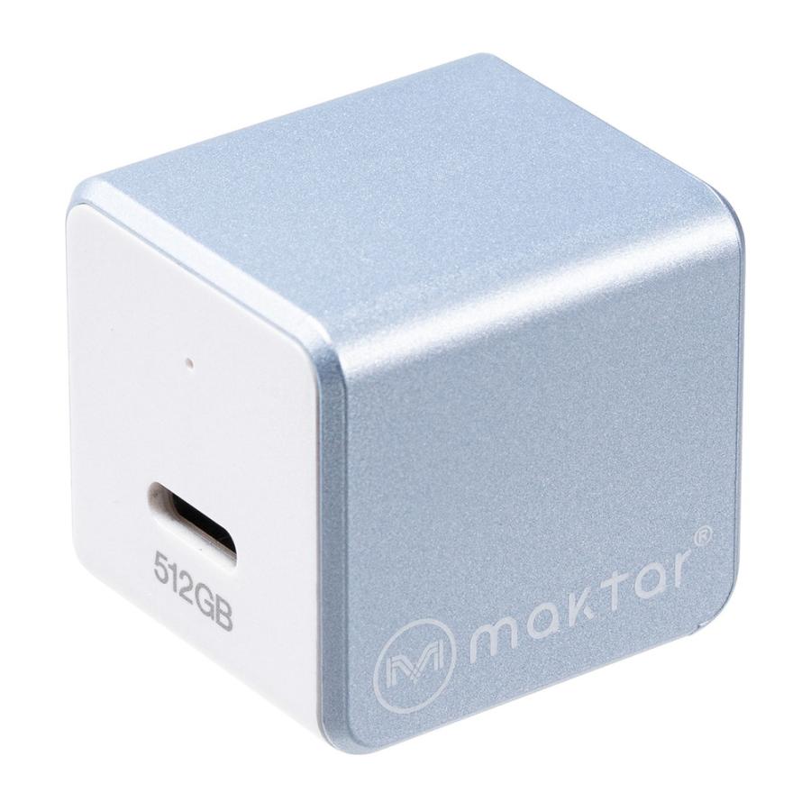 Qubii EX 512GB Type-C接続 メモリ内蔵タイプ PD60W 高速充電 iOS Android 自動バックアップ iPad iPhone15対応 ブルー EZ6-IPLBC512GV ネコポス対応_19