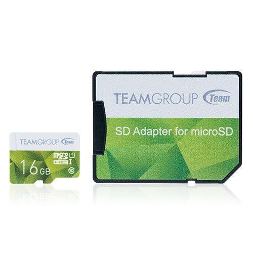 microSDHCカード 16GB Class10 UHS-I対応 高速データ転送 ネコポス対応680円 EZ6-MCSD16G 数量限定アウトレット最安価格 Team 低廉 SDカード変換アダプタ付き