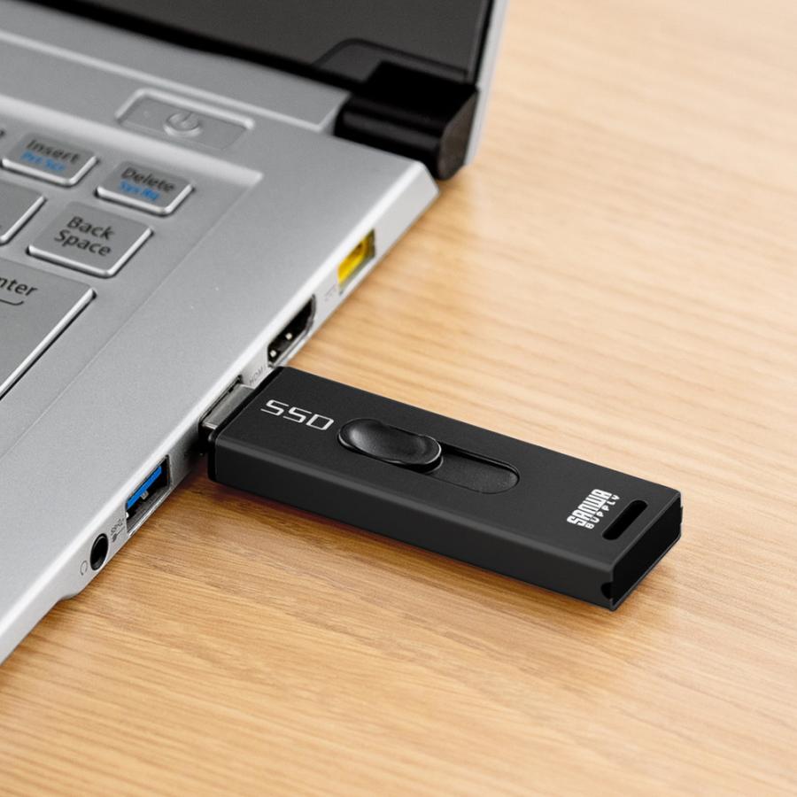 SANWA SUPPLY スティック型SSD 外付け 2TB USB3.2 Gen2 小型 SANWA SUPPLY スティック型SSD 外付け 2TB USB3.2 Gen2 小型