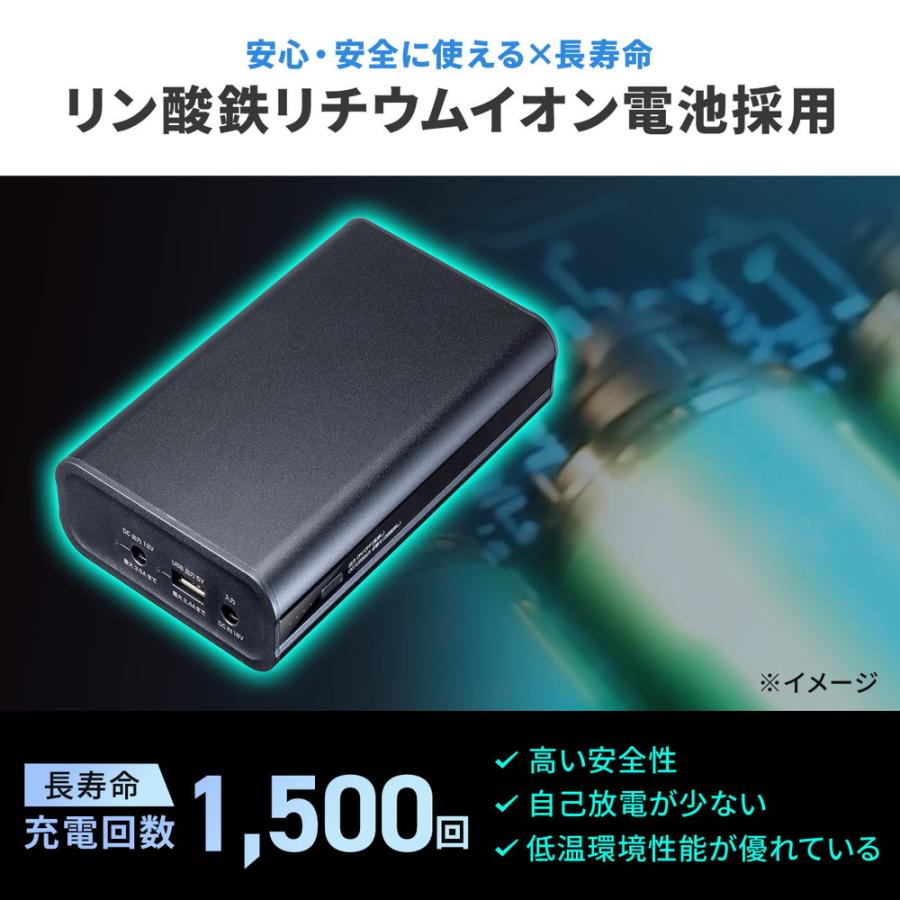 SANWA SUPPLY（サンワサプライ） DC12V機器用モバイルバッテリー リン