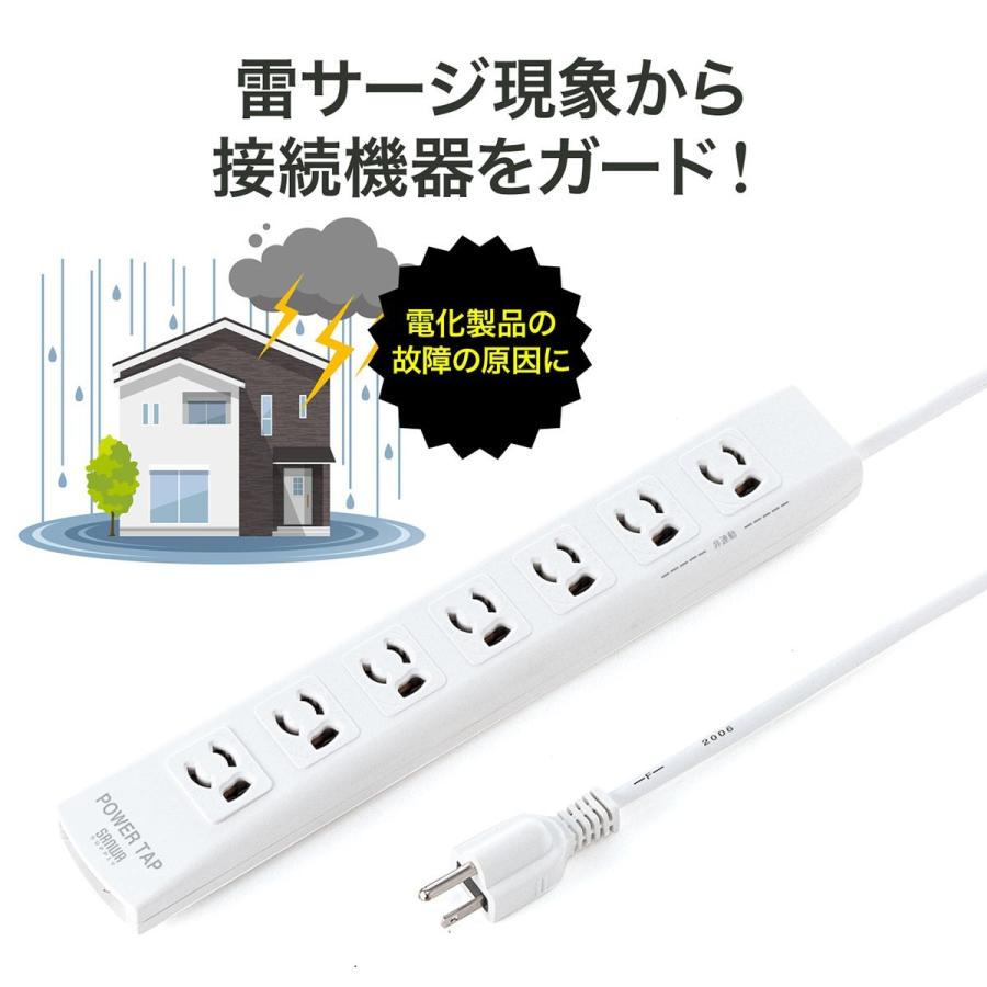 SANWA SUPPLY（サンワサプライ） 電源タップ 一括集中スイッチ